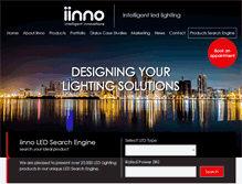 Tablet Screenshot of iinno-led.com